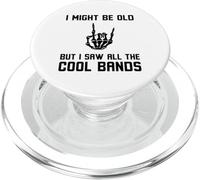 Podría ser Viejo Pero Vi Todas Las Bandas geniales Funny Rock on Broma PopSockets PopGrip para MagSafe