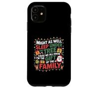 Podría también Dormir bajo el árbol Navidad Navidad Divertida Carcasa para iPhone 11