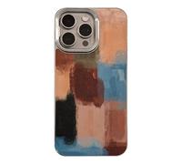 PODSI Cuadros de Colores lujosos Funda de teléfono For iPhone 16 15 14 13 12 11 Pro MAX Fundas teléfono móvil Prueba Golpes Suave Cubierta Trasera(A,For iPhone 13)