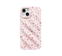 PODSI Estética Florida Plisada Funda For iPhone 16 15 14 13 12 11 Pro MAX Fundas teléfono móvil Prueba Golpes Suave Cubierta Trasera(For iPhone 11)