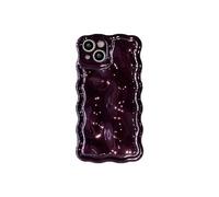 PODSI Ondulado 3D Estilo Funda Silicona For iPhone 16 15 14 13 12 11 Pro MAX Fundas teléfono móvil Prueba Golpes Suave Cubierta Trasera(B,For iPhone 16 Plus)
