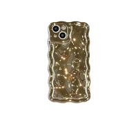 PODSI Ondulado 3D Estilo Funda Silicona For iPhone 16 15 14 13 12 11 Pro MAX Fundas teléfono móvil Prueba Golpes Suave Cubierta Trasera(D,For iPhone 16)