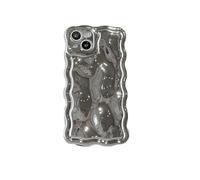 PODSI Ondulado 3D Estilo Funda Silicona For iPhone 16 15 14 13 12 11 Pro MAX Fundas teléfono móvil Prueba Golpes Suave Cubierta Trasera(A,For iPhone 13 Pro)