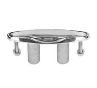 PODSJD Amarre náutico de Acero Inoxidable 316, Cleat extraíble Empotrado 5” para Barcos, máxima Resistencia y anticorrosión - Ideal para Fijar Cabos y amarras, diseño Discreto,