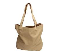 PODSJD Bolsa para Esterilla de Yoga Canvas, Portátil y Resistente, Doble Capa con Cremallera - Organiza y Transporta Fácilmente tu Esterilla y Objetos Personales, Ideal para Mujeres (Caqui)