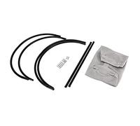 PODSJD Cama Colgante para Gatos Hamaca Transpirable 43x43x24.5 cm con Soporte Metálico Seguro - Antihumedad y Fácil Limpieza, Ideal para Todas Las Estaciones y Pequeñas Mascotas (Gris)