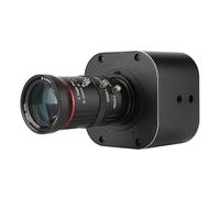 PODSJD Cámara USB 4K F7 con Zoom Óptico 10X 5-50mm, Sensor IMX415, 8MP, Micrófono Digital - Imagen Ultra HD 3840x2160 @ 30fps, Manual Focus, Compatible Linux Android -