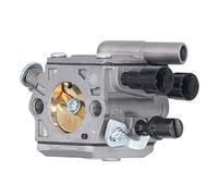 PODSJD Carburador para Motosierra MS382, Recambio de Aluminio Resistente para reparación - instalación Sencilla, alarga la Vida útil, Ideal para Herramientas de jardín