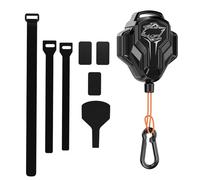 PODSJD Cuerda de Arrastre Bicicleta para Niños, 2.5M, 100kg, ABS - Seguridad Antideslizante con Muelle, Ligera y Fácil de Instalar para Paseos Familiares al Aire (Negro)