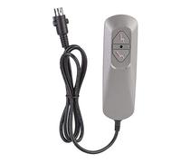 PODSJD Interruptor de control de sofá eléctrico - Material ABS duradero, accionamiento directo de alta corriente sin caja de control, operación simple de doble botón, compatible con discos eléctricos