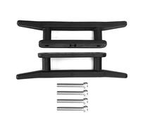 PODSJD Juego de 2 Escotas para Amarre Marino en ABS Negro 16,5 cm - Resistentes a la Corrosión y Fáciles de Instalar para Kayak, Barco y Canoa