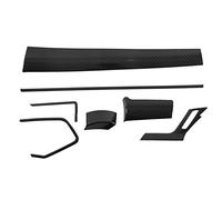 PODSJD Kit de Molduras Interior Coche 7 Piezas Carbono ABS para 2016-2020 - Protección Antirayaduras y Fácil Instalación, Estilo Deportivo R para Renovar tu Vehículo