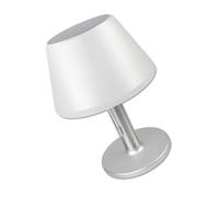 PODSJD Lámpara Solar LED para Patio 10 LEDs, Acero Antioxidante IPX4, Luz Suave Protege Ojos, 2 Modos Iluminación - Recarga Solar Automática, Uso Interior y Exterior