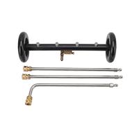 PODSJD Limpiador de superficies de alta presión 2 en 1 - Limpiador de subsuelos, boquilla de acero inoxidable, potencia de 4000 psi, para terraza y patio, limpieza rápida y uniforme