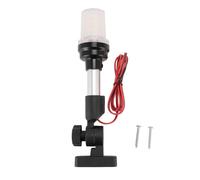 PODSJD Luz de ancla omnidireccional LED, luz de navegación para barco, 9” IP67 12-24V - iluminación ultra brillante, base plegable ajustable, visibilidad 3NM para pontones, flats y ba (9 pulgadas)