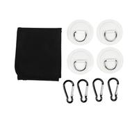 PODSJD Mesh Deck Bag para Paddle Board y Kayak, Bolsa de Almacenamiento con 4 Ganchos y Parches - Compacta, Resistente y Ajustable para Deportes acuáticos y piragüismo