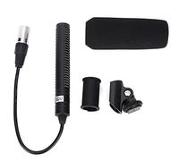 PODSJD Micrófono Condensador unidireccional para vídeo y cámara, Metal Negro - Sonido inmersivo, Alta sensibilidad, conexión XLR antiinterferencias, Ideal para Streaming