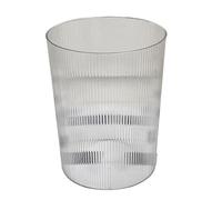 PODSJD Papelera Transparente Redonda PET 15L - Gran Capacidad, Diseño Elegante y Multifuncional para Cocina, Baño, Oficina y Dormitorio