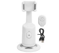 PODSJD Soporte de teléfono de Seguimiento de la Cara automática: Modo Dual con Control de Gestos, rotación de 360 ° para transmisión en Vivo y Llamadas de Video