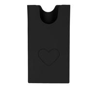 PODSJD Soporte para Móvil de Bolsa de Playa de Silicona Rosa, Funda y Porta Tarjetas Integrado - Sujeción Segura, Fácil Instalación y Protección para Teléfonos Grandes (Negro)