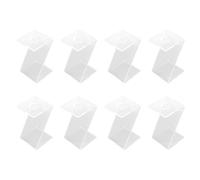 PODSJD Soporte para Pelotas Acrílico Transparente Z Shape para Baseball y, 6x6.5x10.5 cm - Exhibidor UV Protección, Estable y Versátil Ideal para Coleccionistas y Fans
