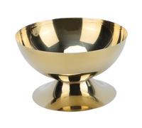 PODSJD Vaso para Postres de Acero Inoxidable Dorado, Copa con Peana Alta para Helado, Yogur y Ensaladas, Multifuncional para Fiesta y Hogar - Resistente, Antioxidante y Fácil de Limpiar (Corta)