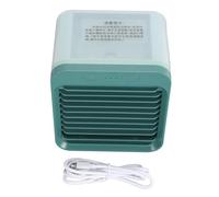 PODSJD Ventilador nebulizador portátil 5000mAh USB recargable con depósito 200ml - Enfriamiento rápido y silencioso para uso personal, ideal camping y oficina (Verde)