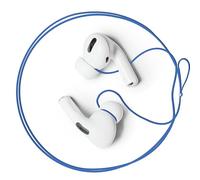 Podstring Nueva versión de correa antipérdida para auriculares intraurales inalámbricos con almohadillas para los oídos, cordón para Airpod Pro, color azul (compatible con Airpods Pro 1, 2, 3, Sony