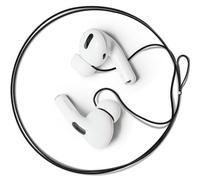 Podstring Nueva versión de Correa antipérdida para Auriculares intraurales inalámbricos, cordón para Airpod (Compatible con Airpods Pro 1/2, Sony, Beats, Samsung, Bose), Color Negro