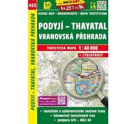 Podyjí, Vranovská přehrada/Thayatal, presa de Frain (mapa de ruedas 1:40.000) (SHOCart Wander - mapa de ruedas 1:40.000 República Checa, volumen 453)