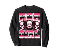 PoE Girl Edgar Allan PoE Literatura 90s Bootleg Estilo Sudadera