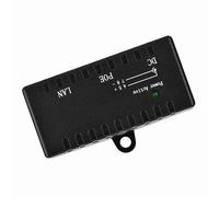 PoE Inyector Splitter Anti-Wear para LAN Network, Compatible con PoE Estándar, Velocidad de 10/100Mbps (White) (Black)