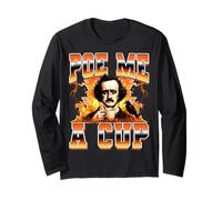 PoE Me A Cup Edgar Allan PoE Literatura 90s Estilo Bootleg Manga Larga