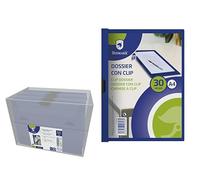 POE PP DOSSIER C/CLIP AZUL A4 310x225