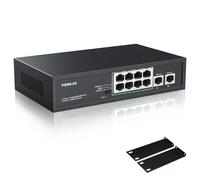 PoE+ Switch con 2 puertos de enlace ascendente, hasta 30 W por puerto