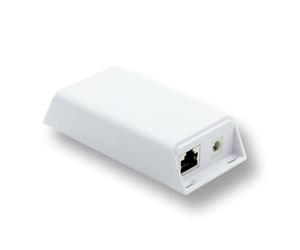 PoE Texas 48v to 24v PoE Converter - Inline PoE Splitter with 24 Volt 25 Watt PoE or DC - Converts IEEE 802.3at PoE+ to 24V Passive PoE or 24V DC Output with Gigabit Data for Ubiquiti and Mikrotik