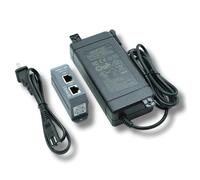 PoE Texas Inyector Midspan de un solo puerto 10 Gigabit PoE++ con fuente de alimentación de 56 voltios y 120 vatios, convierte el puerto no PoE a PoE++, ofrece dispositivos de 90 W a 802.3 bt de hasta