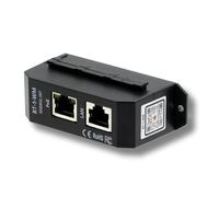 PoE Texas Inyector PoE++ de un solo puerto de 2.5 Gigabit con 90 W por puerto, hasta 328 pies, montaje en pared de 10/100/1000/2500 Mbps o montaje en riel DIN 802.3af/at/bt PoE Inyector - Incluye