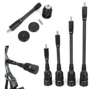 Poearcus Arco de Tiro con Arco Barra de absorción de Choque 6" 8" 10" 12" Fibra de Carbono Barra de Equilibrio estabilizador para Arco Compuesto Arco recurvo Accesorio (Negro, 8 Inch)