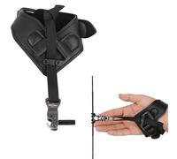 Poearcus Disparador Ajustable para Arco Compuesto para Tiro al Blanco: Disparador de Cuero y aleación para Tiro con Arco, Peso máximo de Tiro de 70 Libras (K5)