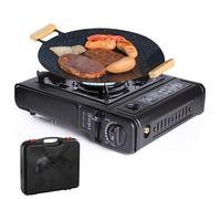 Poêle Portable - Casseroles et Poêles Set | à frire antiadhésive en céramique | Réchaud de camping portable d'exté- | Réchaud de comptoir léger, accessoire de cuisine avec étui de transporte