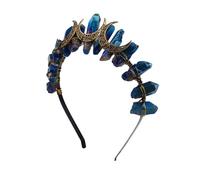 Poememgi Diademas de tiara de cristal crudo para mujeres y niñas (royal3moon)