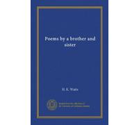 Poems by a brother and sister