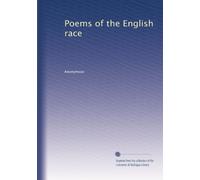 Poems of the English race
