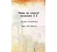 Poems on Several Occasions [Hardcover]