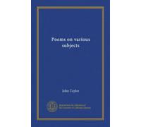 Poems on various subjects (Vol-1)
