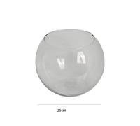 Poenia Arte Floral - Pecera Cristal 25cm - REF 8435525700388 - Vaso Decorativo Transparente - Elegante Diseño