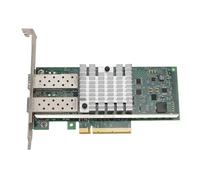 POENVFPO 10GB Dual SFP+ Port PCIe Network Tarjeta de Red 2 Puertos SFP+ Adaptador Ethernet PCIe con Soporte del Módulo de Fibra para el Centro de Datos del Servidor