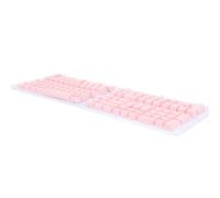 POENVFPO 132 Botones Conjuntos de Tapas de Teclado del Teclado Francés, Botón de Retroiluminación con Marcas de Música Visibles, Adecuado para 61-108, Fácil de Reemplazar y Limpiar el Material ABS