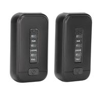 POENVFPO 2.4g Retraso del Monitor de Oído Receptor Señal de Transmisión de Señal Estable para Actuaciones de Escena ABS Black 1 Kit para Miembros de la Banda